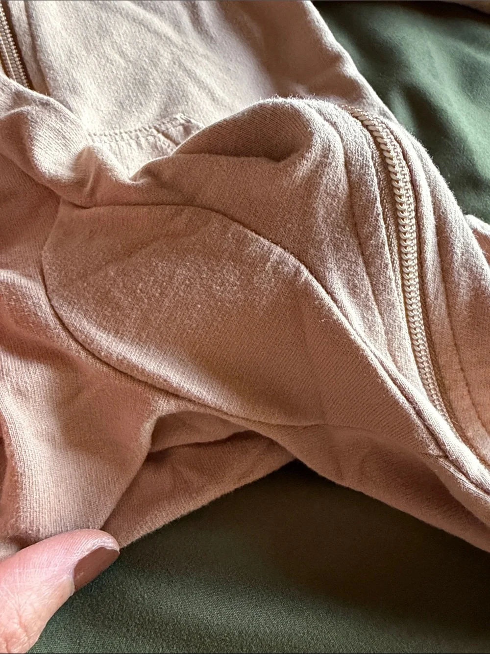 {NIKE} zip hooded onesie 18m